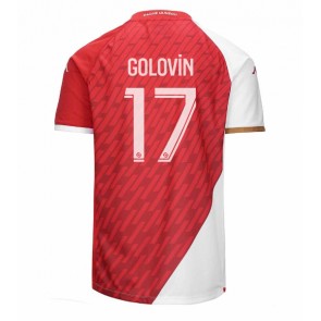 AS Monaco Aleksandr Golovin #17 Hemmatröja 2023-24 Kortärmad